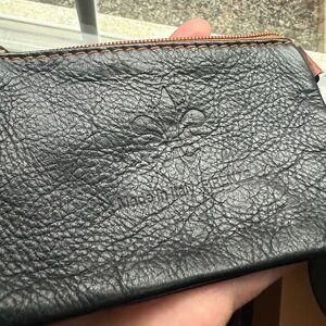 Italian Leather Wristlet
